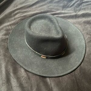 K-Hats 100% Black Wool Hat